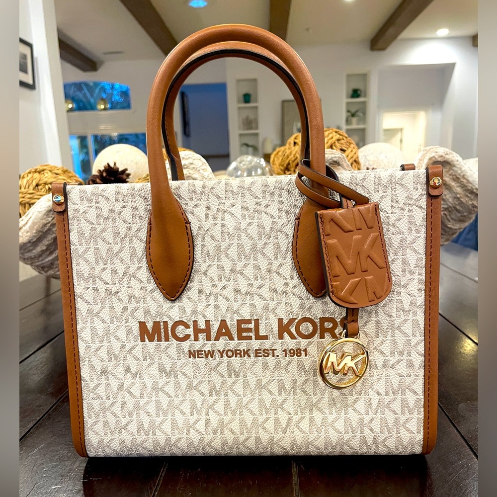Michael Kors Brown and Cream Women's Bag NWT